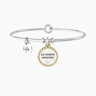 1 - Bracciale donna amicizia Kidult 732158 acciaio 316L PVD Oro