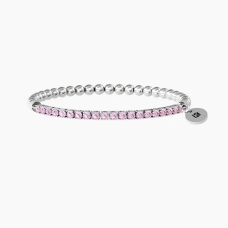 1 - Desideri Kidult pink tennis bracelet 732206 316L steel Symbols