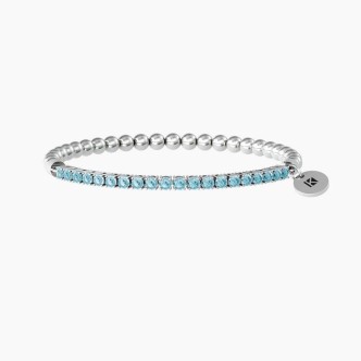 1 - Bracciale tennis Desideri Kidult azzurro 732208 acciaio 316L Symbols