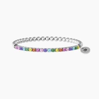 1 - Bracciale tennis Desideri Kidult multicolor 732209 acciaio 316L Symbols