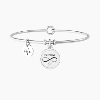 1 - Bracciale donna Kidult Amicizia Infinito 732220 acciaio 316L