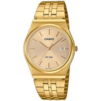 1 - Casio golden unisex time only watch MTP-B145G-9AVEF steel case