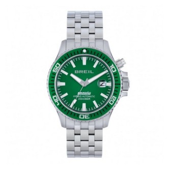 1 - Breil automatic MANTA P.R.O. men's watch TW2032 steel green background