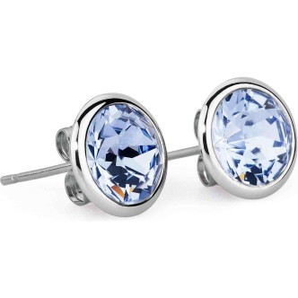 1 - Orecchini Brosway BRT21 acciaio con cristalli Swarovski collezione B-TRING