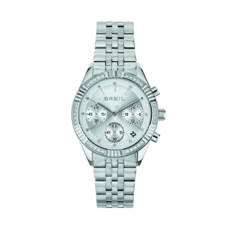 1 - Breil STAND OUT steel women's watch with crystals TW2017