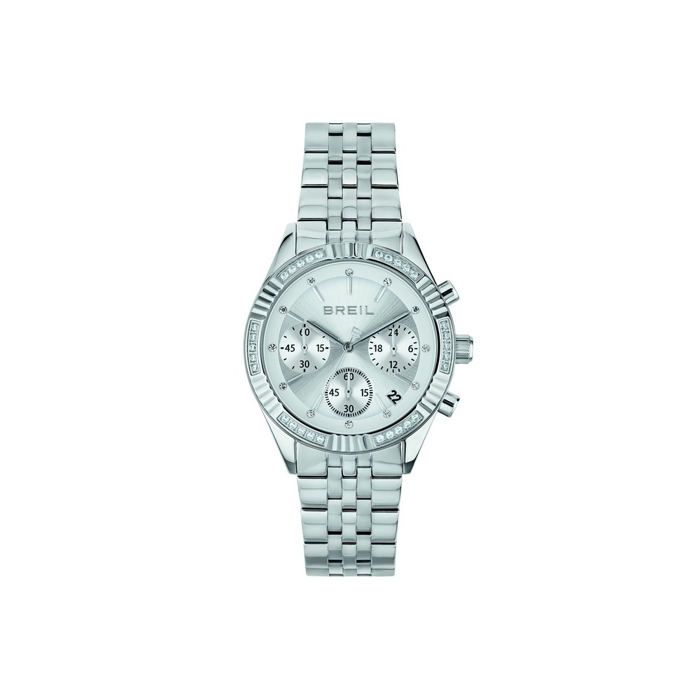 1 - Breil STAND OUT steel women's watch with crystals TW2017