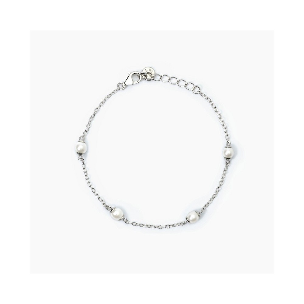 1 - Mabina 925 silver girl's bracelet with beads 533773.