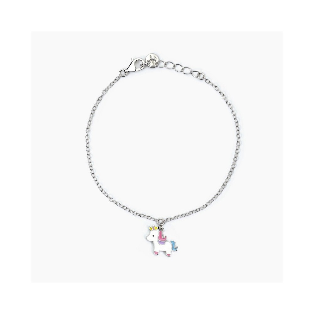 1 - Bracciale bimba Mabina Argento 925 con unicorno 533774