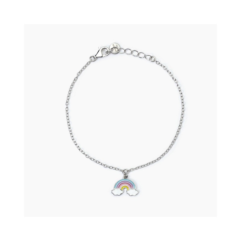 1 - Bracciale bimba Mabina Argento 925 con arcobaleno 533780