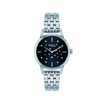 1 - Orologio solo tempo donna Breil Twinkle Sky blu acciaio con cristalli EW0648