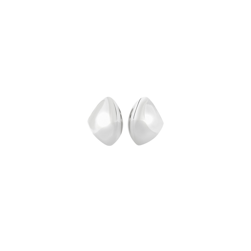 1 - Breil Retwist women's earrings in polished steel TJ3459