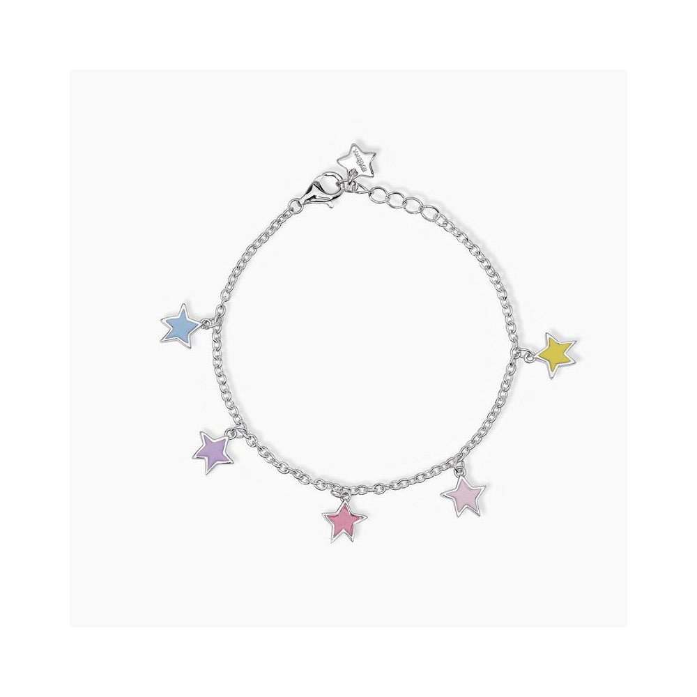 1 - Bracciale stelle bimba Argento 925 Mabina con zirconi 533683