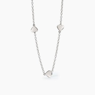 1 - Girl's heart necklace in 925 silver Mabina 553623