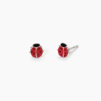 1 - Ladybug earrings in 925 silver Mabina bimba 563687