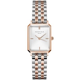 1 - Orologio solo tempo donna Rosefield Octagon XS Duotone OWRSR-O64 acciaio fondo bianco