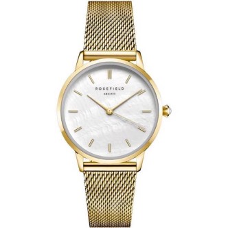 1 - Rosefield Pearl Edit Gold RMGMG-R06 steel women's only time watch