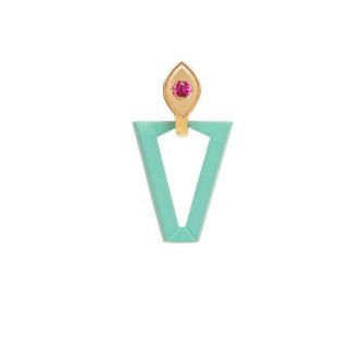 1 - Mono Orecchino Uali Mint x NN Argento 925 Valentina Ferragni Studio DVF-OR-LU12