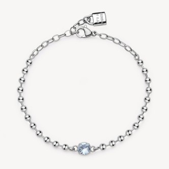 1 - Desideri Brosway bracelet with light blue zircon BEI084