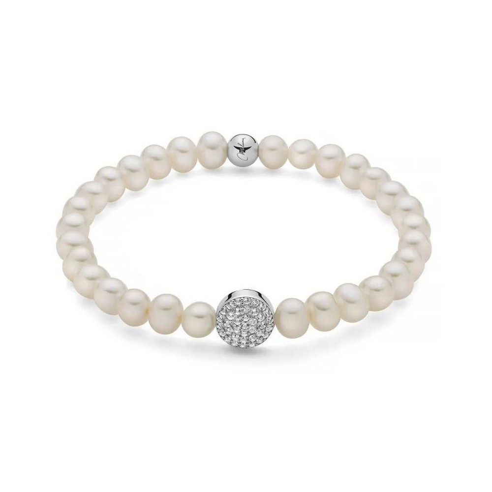 1 - Miluna women's bracelet with pearls and 925 silver PBR3500-TPZ