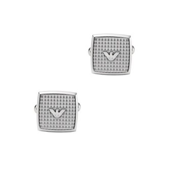 1 - Emporio Armani men's square cufflinks in steel EGS2989040