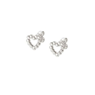 1 - Nomination women's 925 silver lobe earrings with heart 240506/009