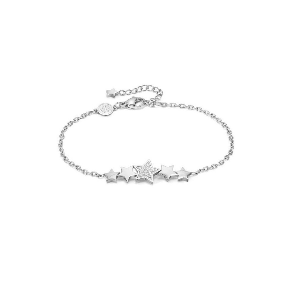 1 - Nominaton women's bracelet stars and zircons Steel 029300/007