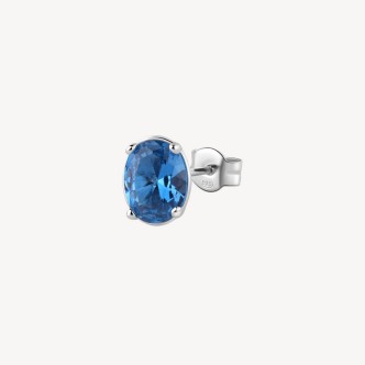 1 - Brosway Fancy FFB05 925 Silver woman earring with blue zircon