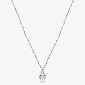 1 - Brosway Ribbon women's necklace in 316L steel with BBN29 crystal