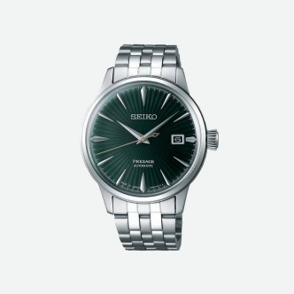 1 - Seiko Presage Cockatil green SRPE15J1 steel automatic men's watch