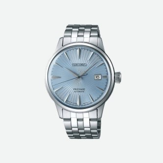 1 - Seiko Presage Cockatil turquoise SRPE19J1 steel automatic men's watch