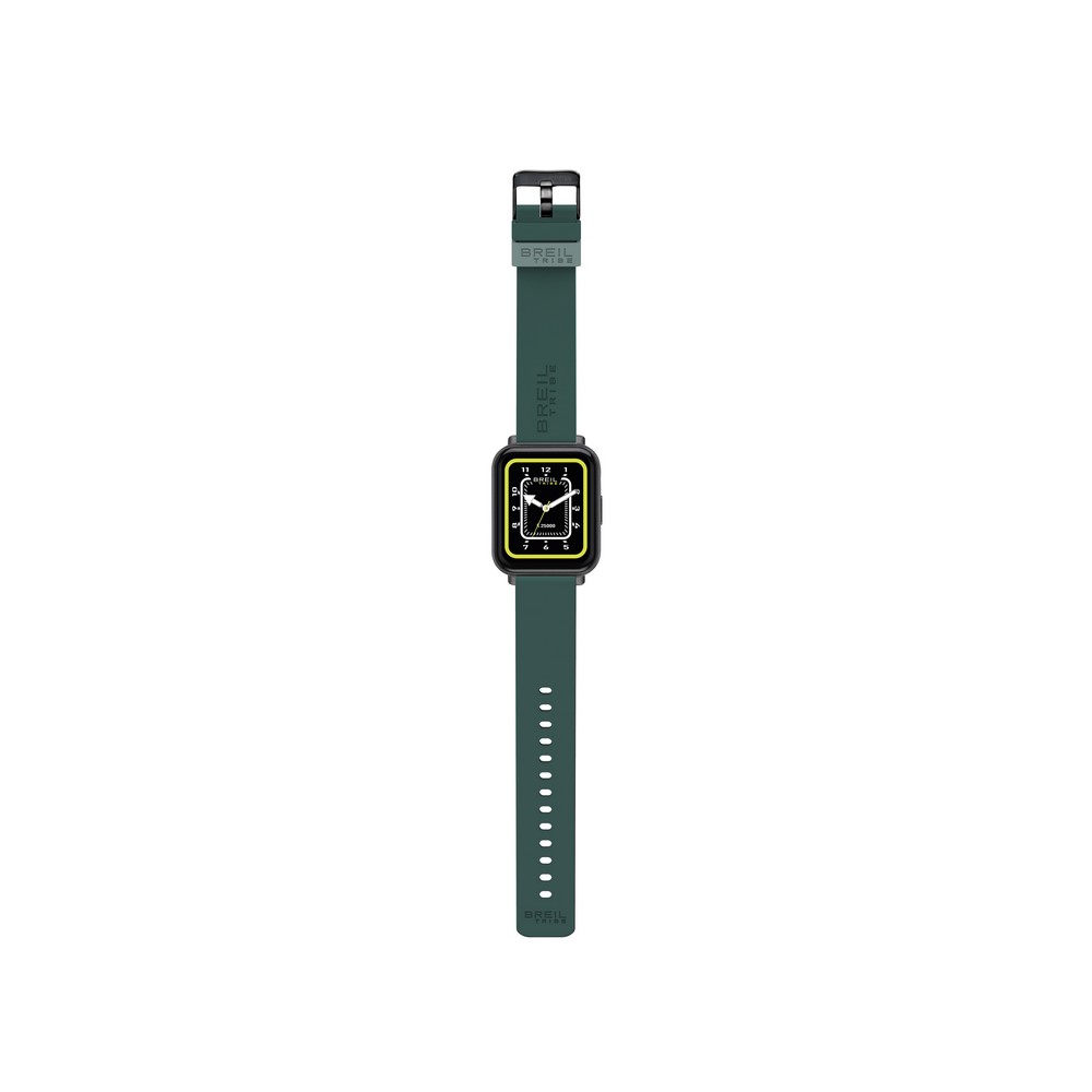 1 - Breil SBT-2 EW0674 green silicone unisex smartwatch with double strap