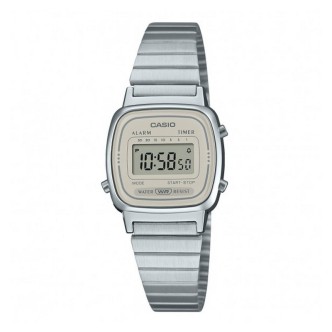 1 - Casio Classic Mini LA670WEA-8AEF gray resin women's watch