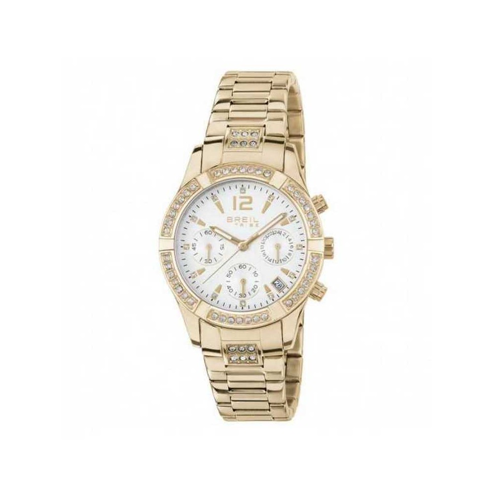 1 - Orologio donna cronografo Breil C'EST CHIC dorato acciaio EW0563