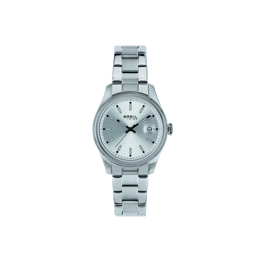 1 - Breil Classic Elegance women's only time watch with gray background EW0650 steel