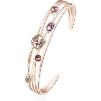 1 - Bracciale Brosway BDY13 in acciaio PVD Oro Rosa con Swarovski collezione Destiny