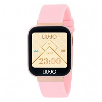 1 - Liu Jo women's pink smartwatch SWLJ105 pink silicone strap.