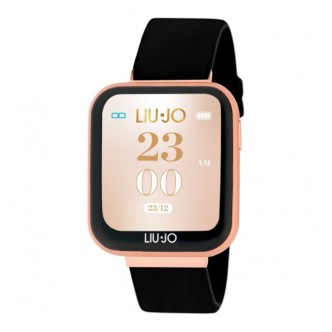 1 - Smartwatch con microfono donna Liu Jo Voice nero e rosato SWLJ110