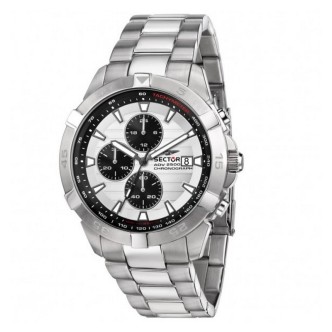 1 - Sector ADV 2500 men's chronograph watch with gray background R3273643005 steel