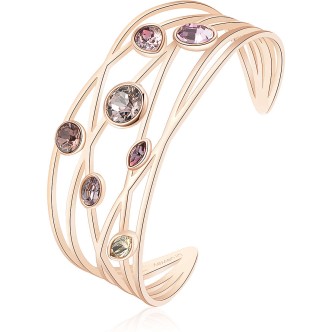 1 - Bracciale Brosway BDY16 in acciaio PVD Oro Rosa con Swarovski collezione Destiny