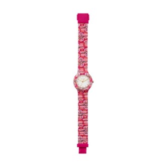 1 - Hip Hop women's watch Pink Bouquet HWU1174 silicone case and strap