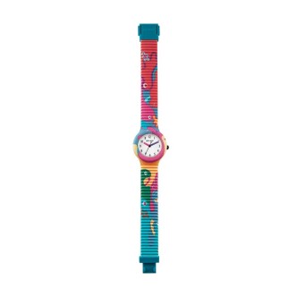 1 - Orologio donna Hip Hop Surrealism Monster multicolor HWU1189 cassa e cinturino in silicone