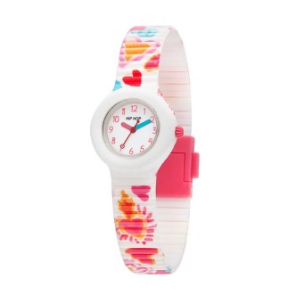 1 - Orologio bambina Hip Hop Kids Fun Color Heart HWU1180 cassa e cinturino in silicone