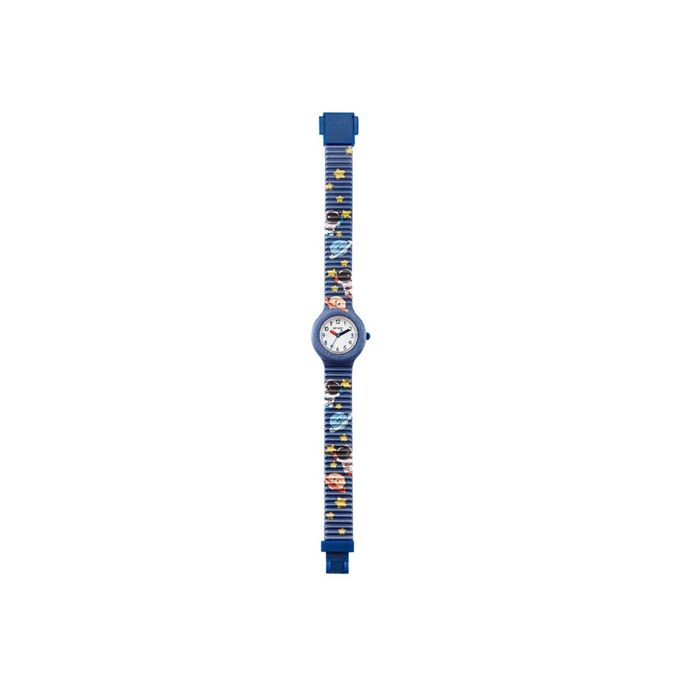 1 - Hip Hop Kids Fun Space blue child watch HWU1177 silicone case and strap