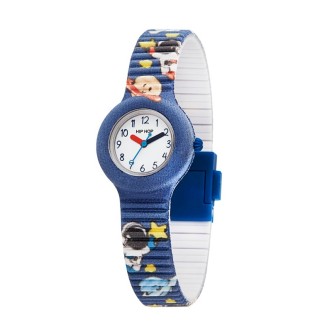 1 - Hip Hop Kids Fun Space blue child watch HWU1177 silicone case and strap