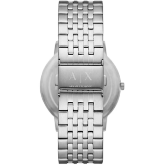 1 - Armani Exchange Dale men's only time watch, gray AX2870 steel