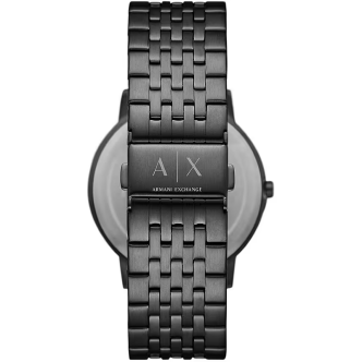 1 - Orologio uomo solo tempo Armani Exchange Dale nero AX2872 acciaio