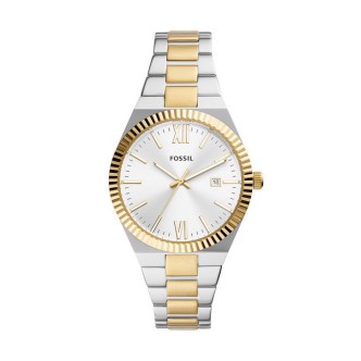 1 - Fossil Scarlette gold-plated women's time-only watch ES5259 316L steel