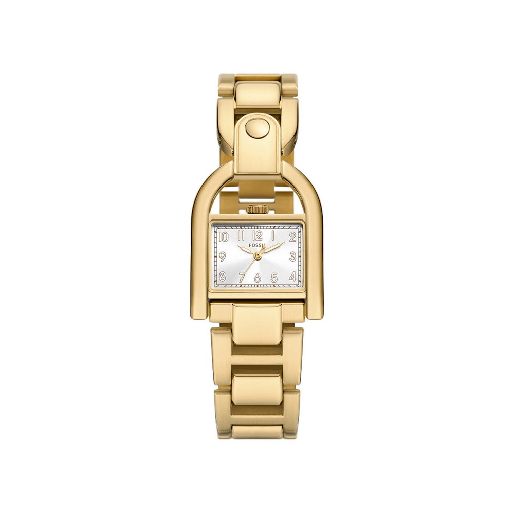 1 - Orologio donna solo tempo Fossil Harwell dorato ES5327 acciaio 316L