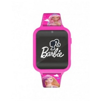 1 - Smartwatch bambina Barbie rosa BAB4064 cassa rettangolare in silicone