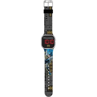 1 - Batman digital watch black BAT4864 rectangular silicone case